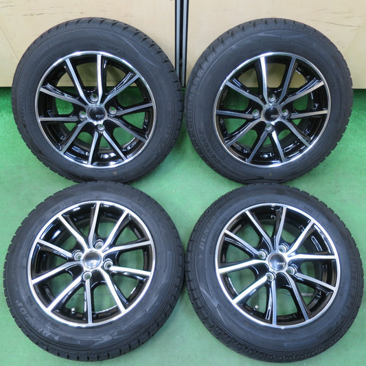 [送料無料] バリ溝！22年！9.5分★スタッドレス 165/65R14 ダンロップ ウインターマックス WM02 SPORT KRONE 14インチ PCD100/4H★4103113イス