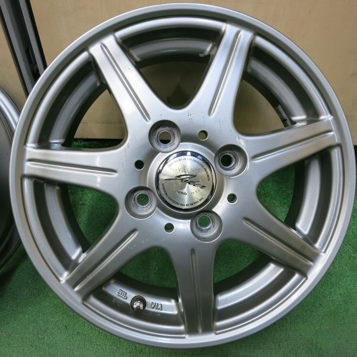 4本価格★JOKER weds ジョーカー ウェッズ 13インチ ホイール 13×4J PCD100/4H★5042309SYホ
