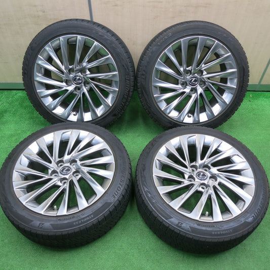 [送料無料] センサー付！キレイ★レクサス ES バージョンL 純正 235/45R18 スタッドレス ブリヂストン ブリザック VRX2 18インチ PCD114.3/5H★4111601HAス