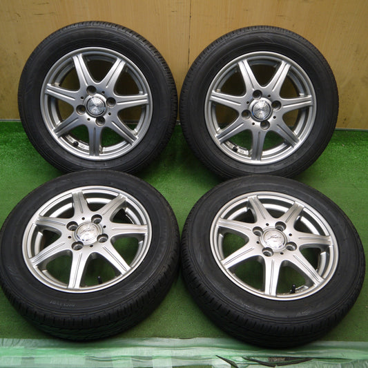 バリ溝！9.5分以上◎155/65R13 ダンロップ EC202 JOKER ジョーカー 13インチ PCD100/4H◎6092904Hノ