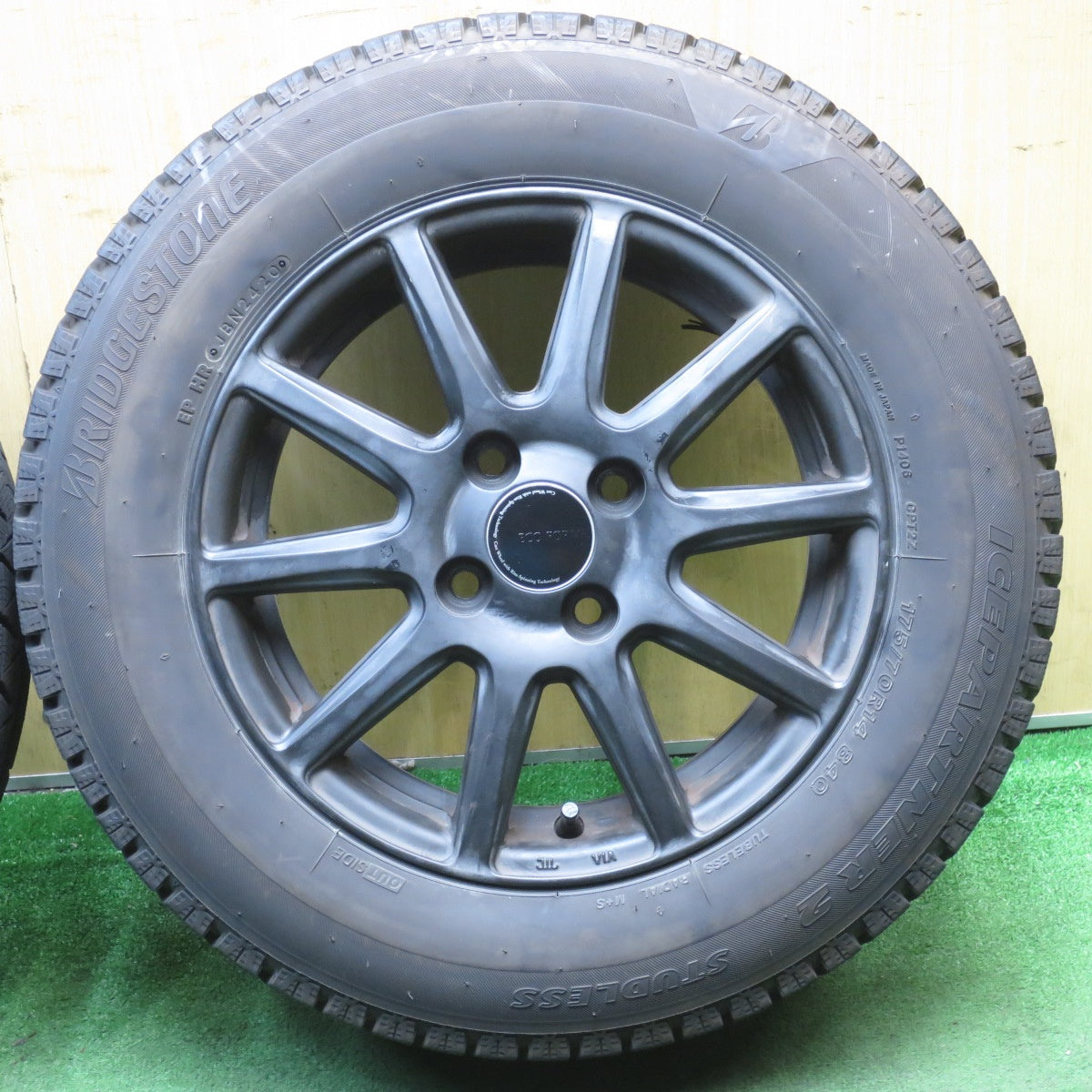 4本価格★スタッドレス 175/70R14 ブリヂストン アイスパートナー2 ECO FORME CRS131 エコフォルム 14インチ PCD100/4H★5082201NJス