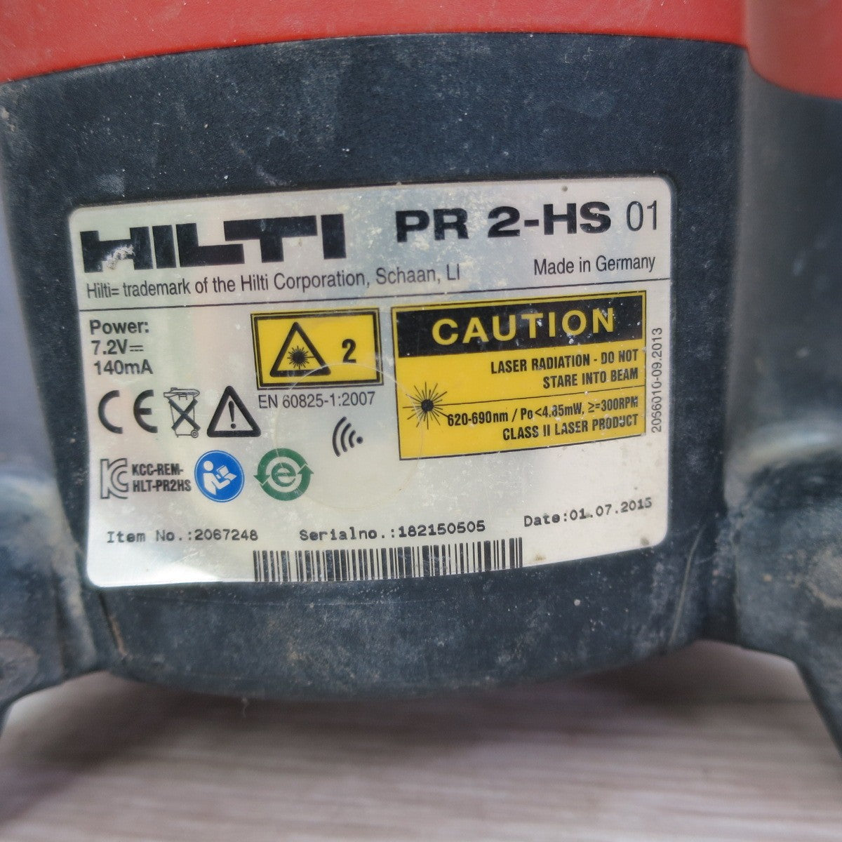 [送料無料] ☆HILTI ヒルティ 屋外用 回転 レーザー レベル PR2-HS 現状品☆