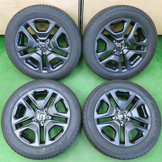 *送料無料* 新車外し！23年★トヨタ RAV4 アドベンチャー 純正 235/55R19 ヨコハマ AVID GT 19インチ PCD114.3/5H★4042901イノ