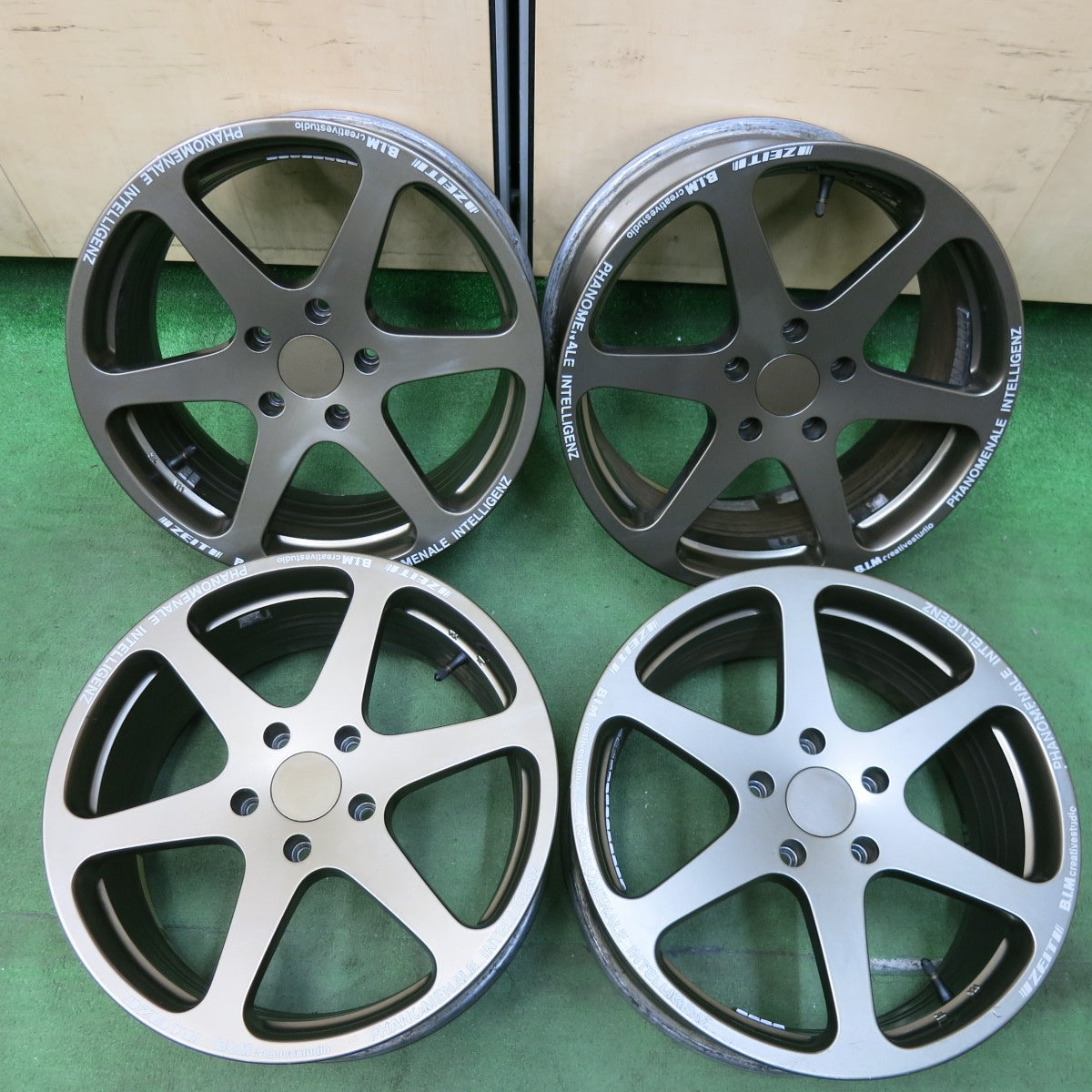 [送料無料] 4本価格★ZEIT version RR B.I.M ホイール 17インチ ツァイト バージョンRR 17×7.5J PCD114.3/5H★5011510SYホ