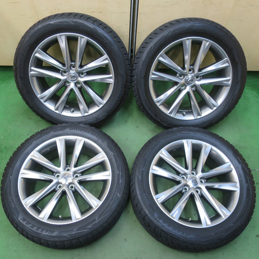 キレイ★レクサス RX Fスポーツ 純正 235/55R19 スタッドレス ブリヂストン ブリザック DM-V2 19インチ PCD114.3/5H★6030310イス