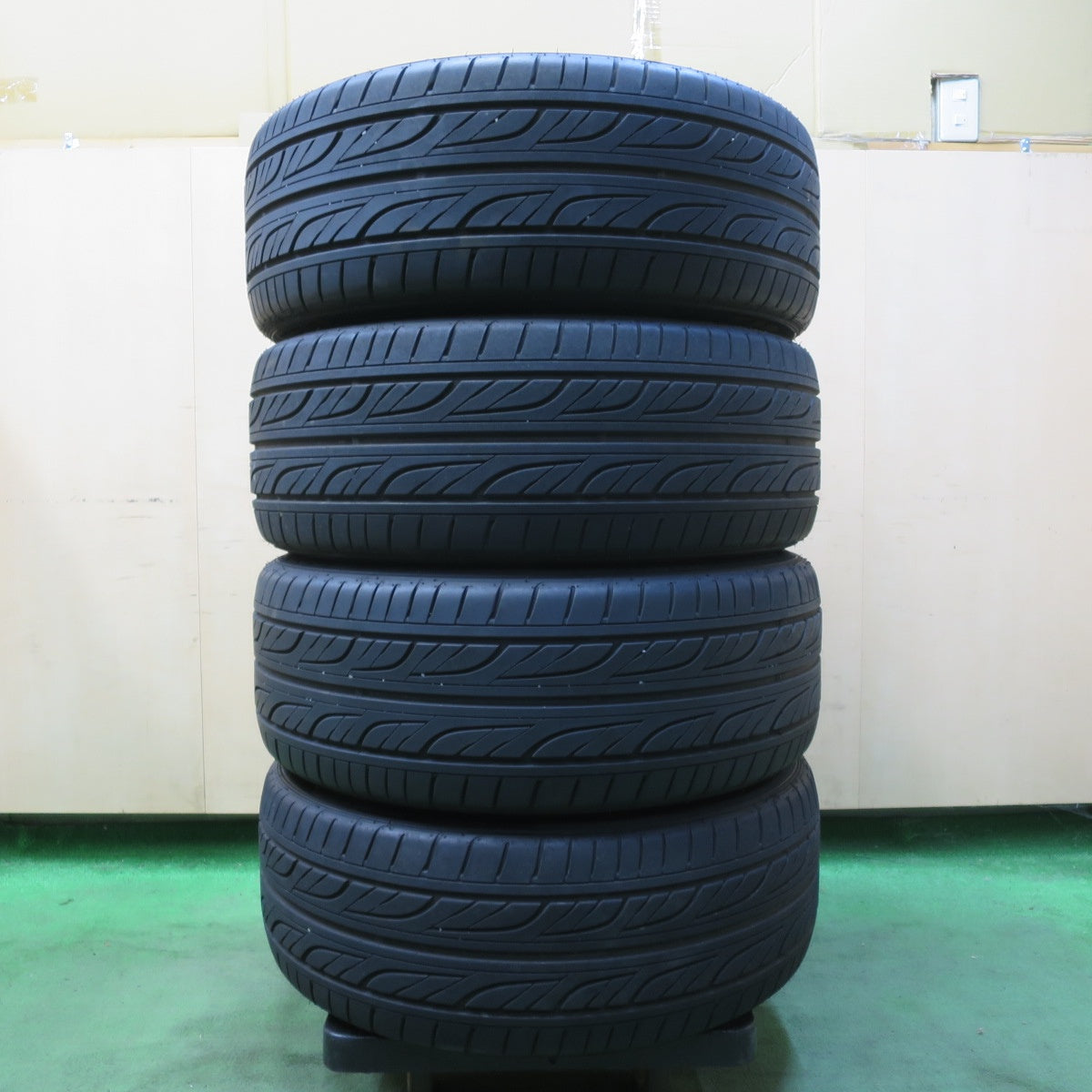 バリ溝！キレイ！8.5分★日産 Y50 フーガ 純正 245/45R18 グッドイヤー イーグル LS2000 hybrid2 18インチ PCD114.3/5H★5082104イノ
