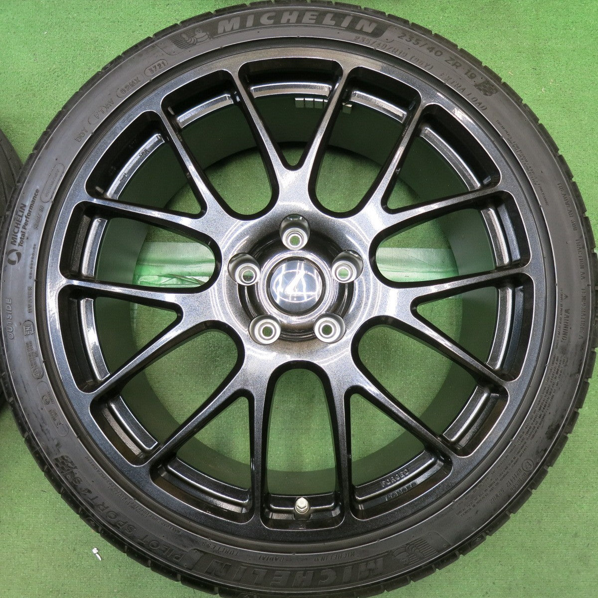 センサー付！4本価格◎レクサス ES 純正 TRD 鍛造 235/40R19 ミシュラン パイロットスポーツ4 S 19インチ PCD114.3/5H◎6092712HAノ
