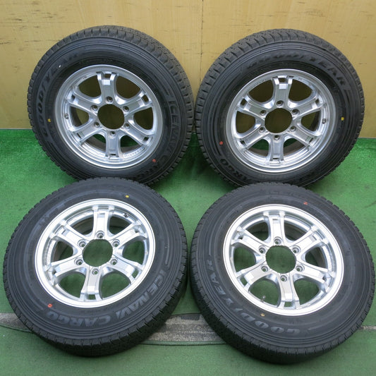 バリ溝！キレイ！9分★KEELER FORCE 185/75R15 106/104L スタッドレス グッドイヤー アイスナビ カーゴ キーラー フォース 15インチ PCD139.7/6H★5092513HAス