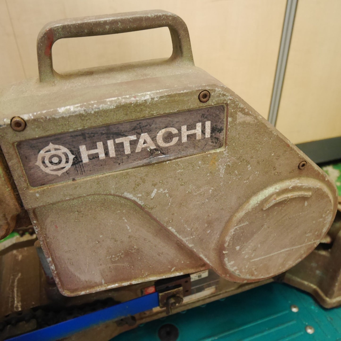 [送料無料] 未使用の替刃付き☆日立 175mm 金切のこ盤 CR18F 電動 工具 切断機 金切ノコ盤 パイプソー メタルソー 鉄工 100V HITACHI コード式☆