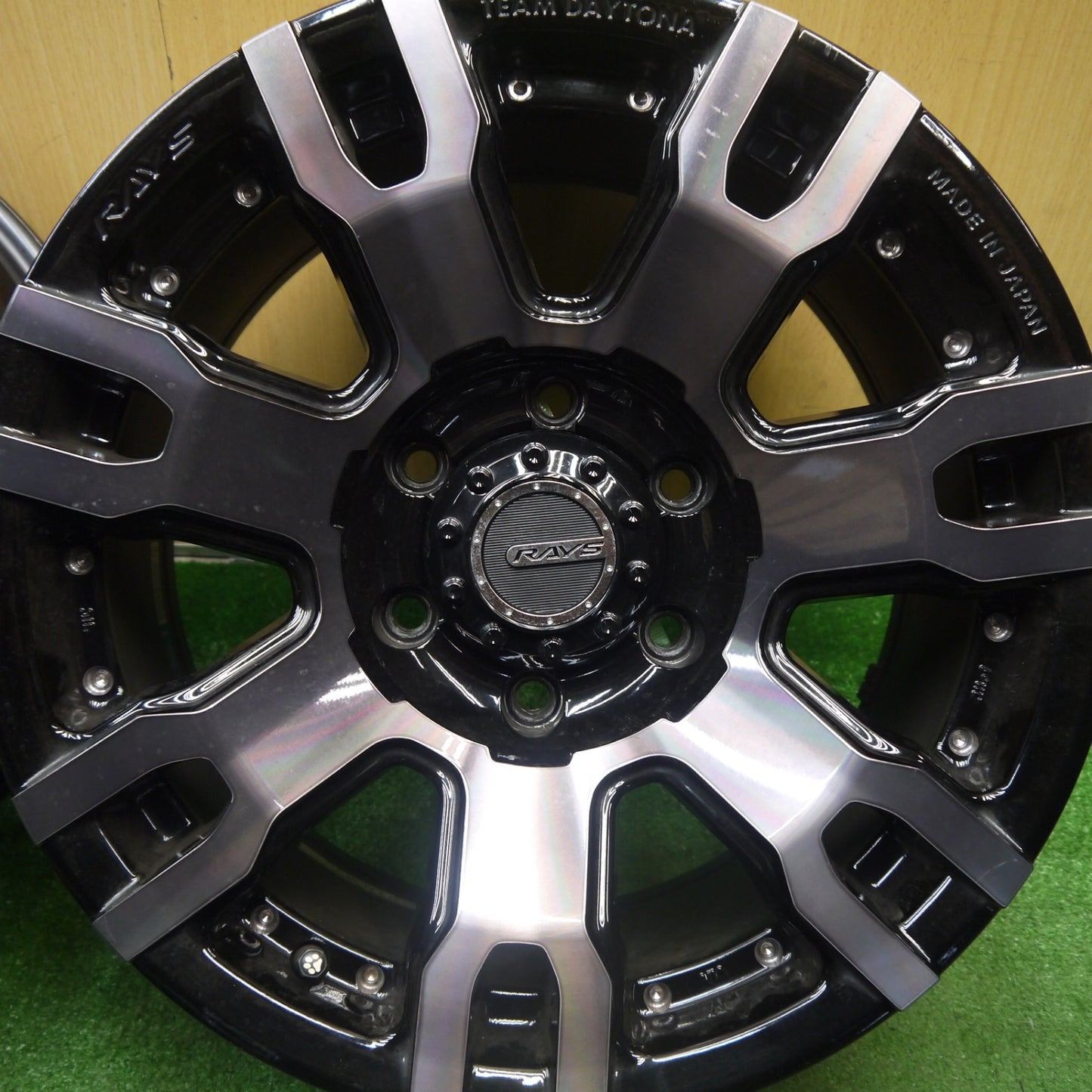 キレイ★RAYS DAYTONA FDX-F7S 17インチ ホイール レイズ デイトナ 17×8J PCD139.7/6H★6010608Hホ