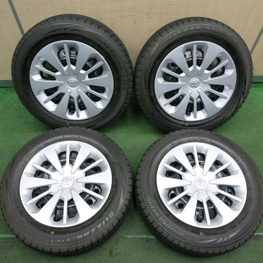 *送料無料* バリ溝！キレイ！8.5分★トヨタ タンク ルーミー 等 純正 スチール 165/65R14 スタッドレス ブリヂストン ブリザック VRX PCD100/4H★4042103HAス