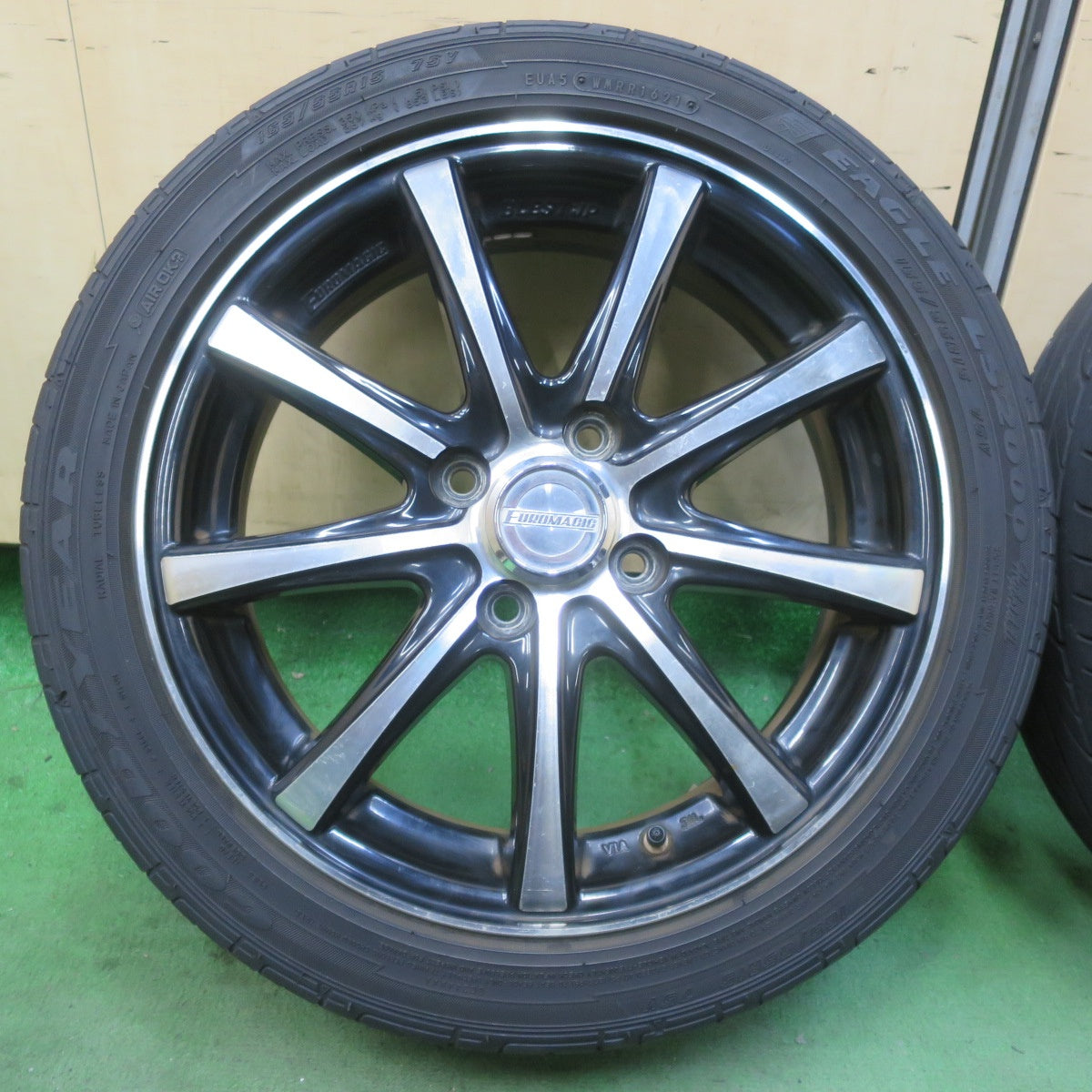 4本価格★EUROMAGIC BLEST JP 165/55R15 グッドイヤー イーグル LS2000 hybridⅡ 15インチ ユーロマジック ブレスト PCD100/4H★6022805イノ