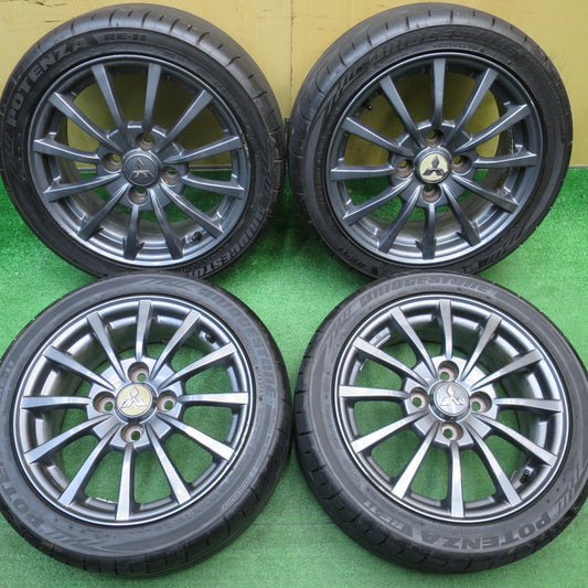 バリ溝！21年！8.5分★三菱 コルト ラリーアート バージョンR 純正 205/45R16 ブリヂストン ポテンザ RE-11 16インチ PCD114.3/4H★5112704NJノ