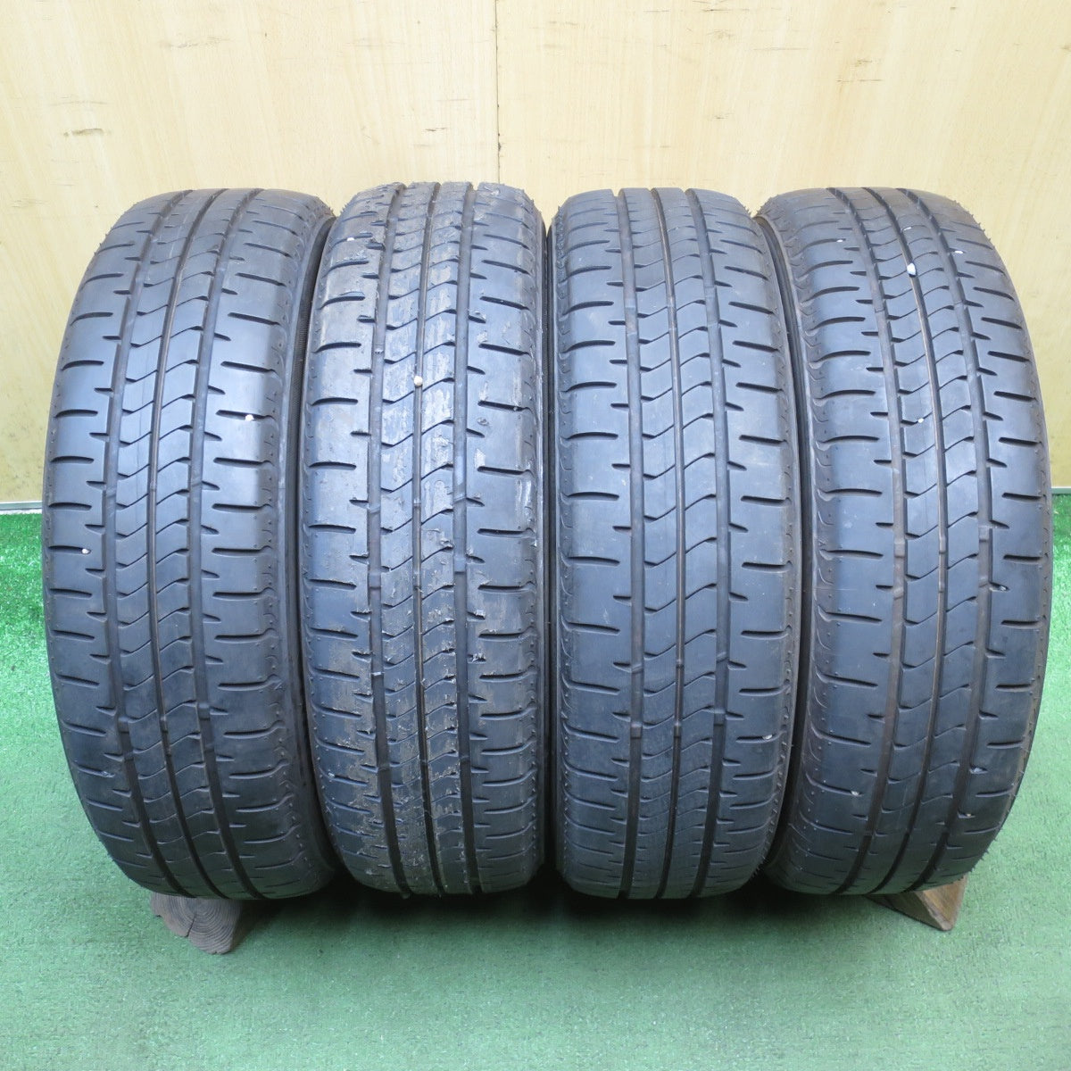バリ溝！25年！8.5分◎スバル ステラ カスタム 純正 165/55R15 ブリヂストン NEWNO ニューノ 15インチ PCD100/4H◎6082806NJノ