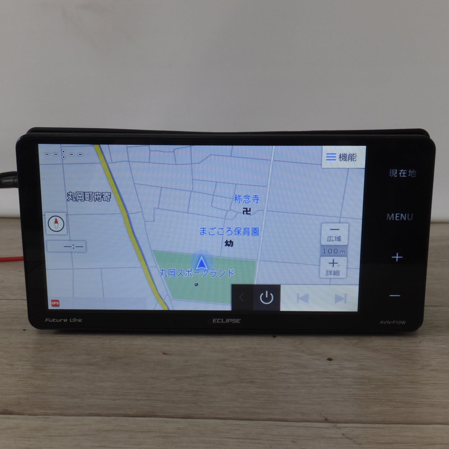 [送料無料] 現状品★デンソーテン イクリプス ECLIPSE メモリーナビゲーション内蔵 AVシステム AVN-P10W[26]★