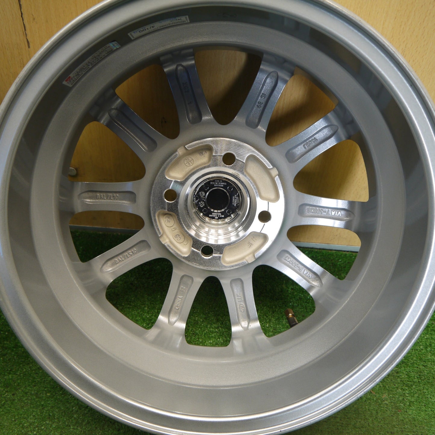 未使用★BALMINUM LS10 バルミナ 14インチ ホイール 14×5J PCD100/4H★6042206Hホ