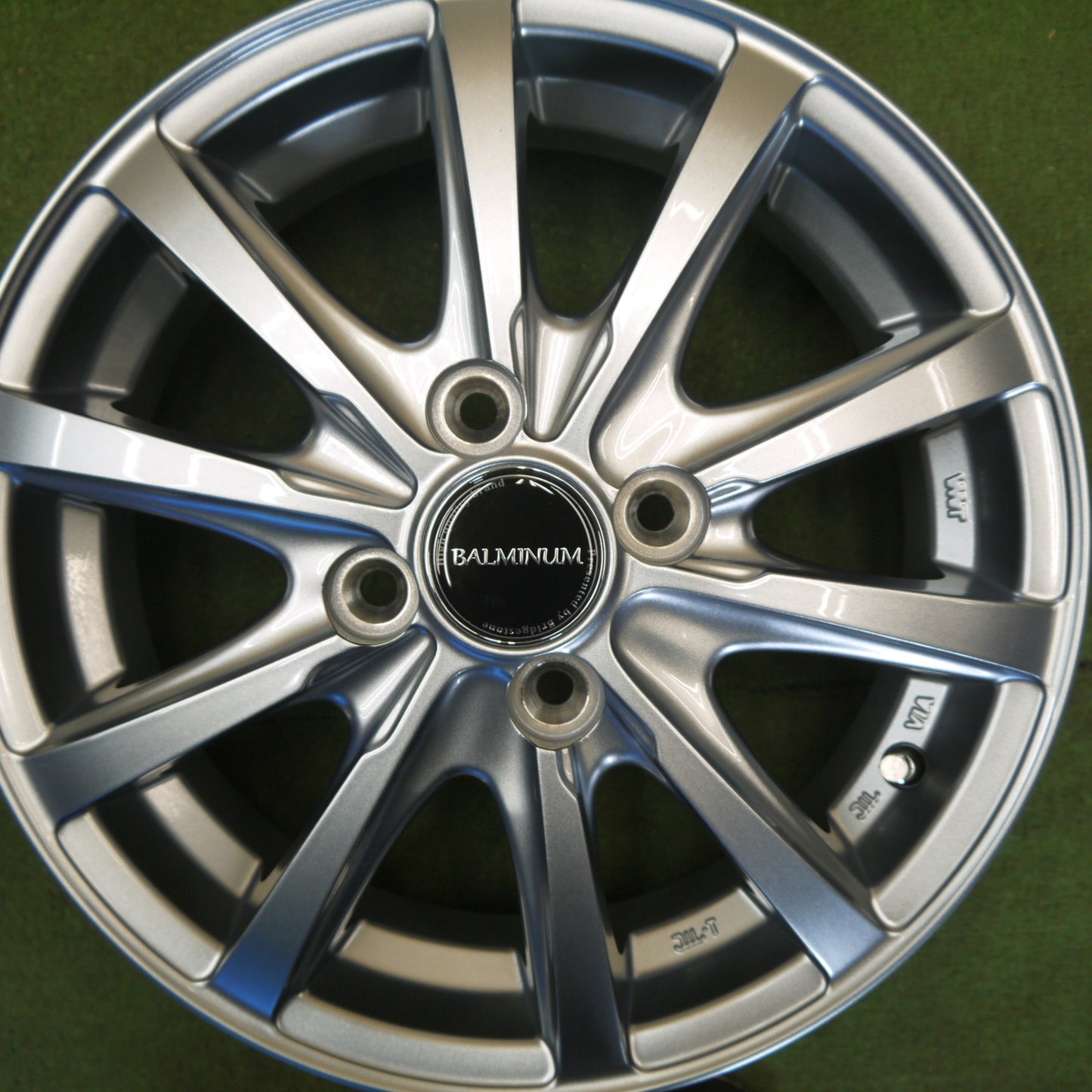 未使用★BALMINUM LS10 バルミナ 14インチ ホイール 14×4.5J PCD100/4H★6042204Hホ