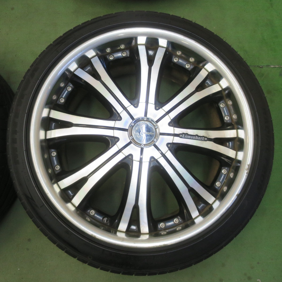 バリ溝！22年！9分★Lowenhart LT8 245/40R20 ミネルバ ラジアル F205 レーベンハート 20インチ PCD114.3/5H★6051002IMノ
