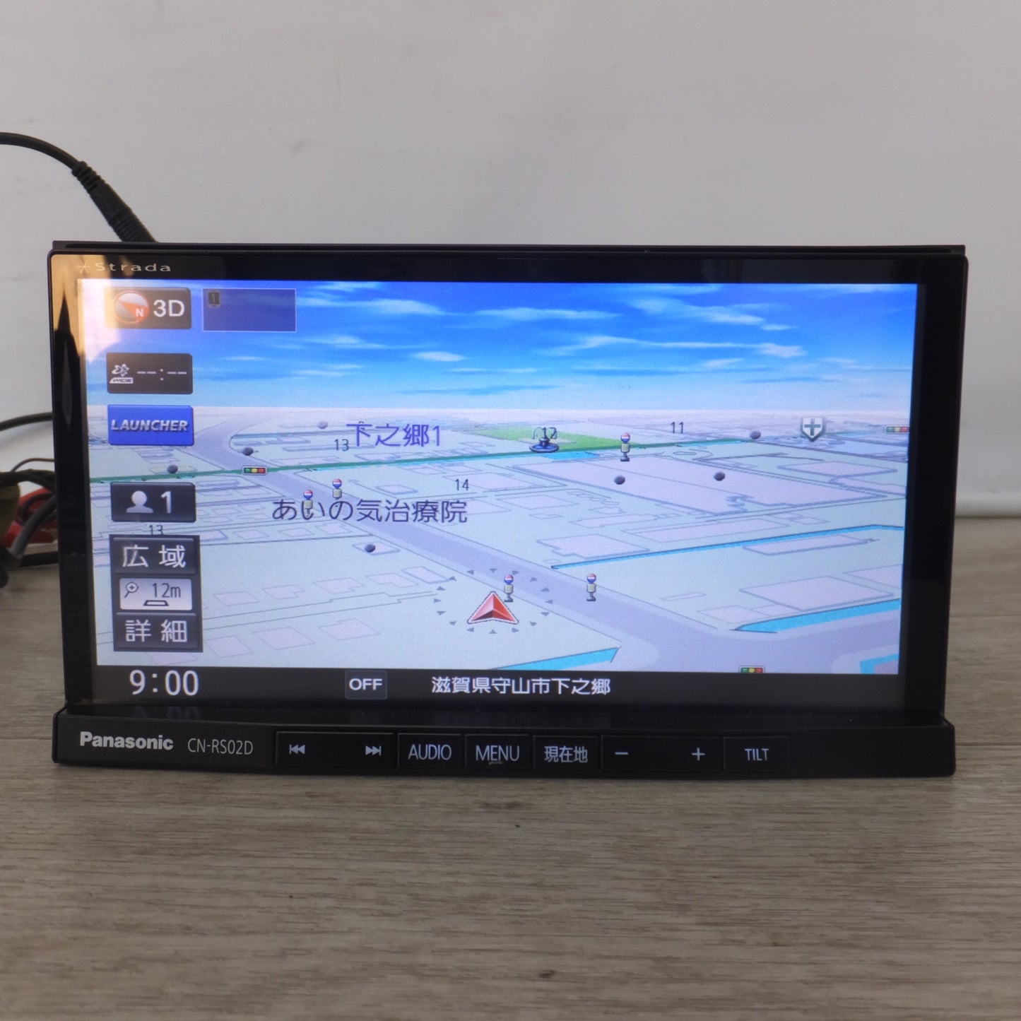 [送料無料] 現状品★パナソニック Panasonic SDカーナビステーション Strada CN-RS02D[7]★