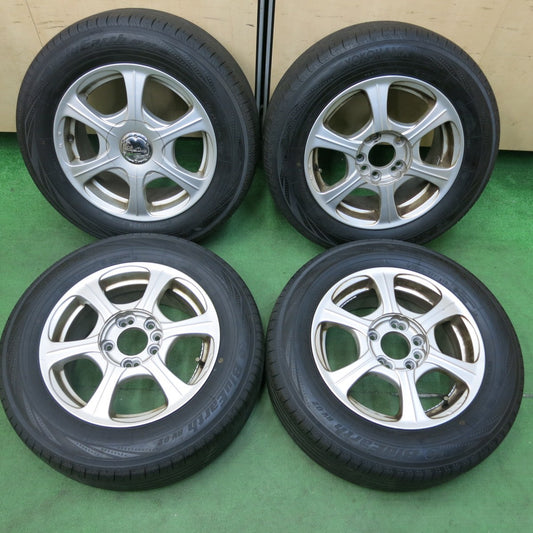 [送料無料] バリ溝！9分★195/65R15 ヨコハマ ブルーアース RV-02 LupsDrie 15インチ PCD114.3/5H 4H マルチ★4111208SYノ