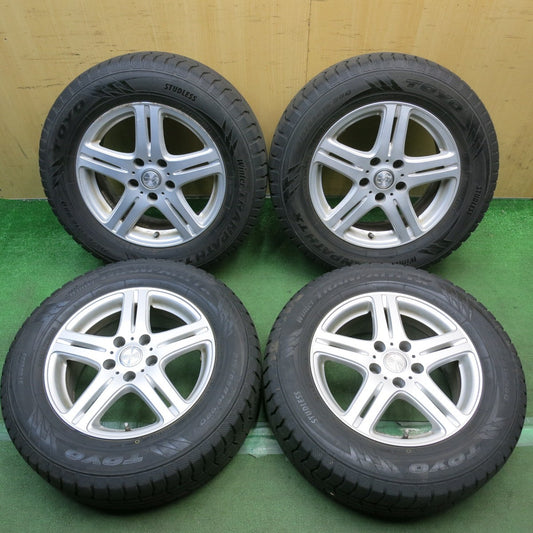 バリ溝！9分◎スタッドレス 215/65R16 トーヨー ウインター トランパス TX DUFACT DF5 デュファクト 16インチ PCD114.3/5H◎6101511HAス