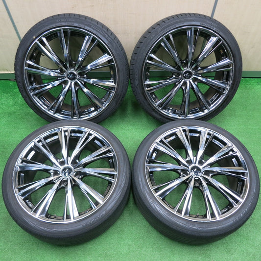 [送料無料] バリ溝！23年！9.5分★LEONIS WX 225/40R19 グッドイヤー イーグル LS EXE ヨコハマ ブルーアース RV-02 レオニス 19インチ PCD114.3/5H★4111303TNノ