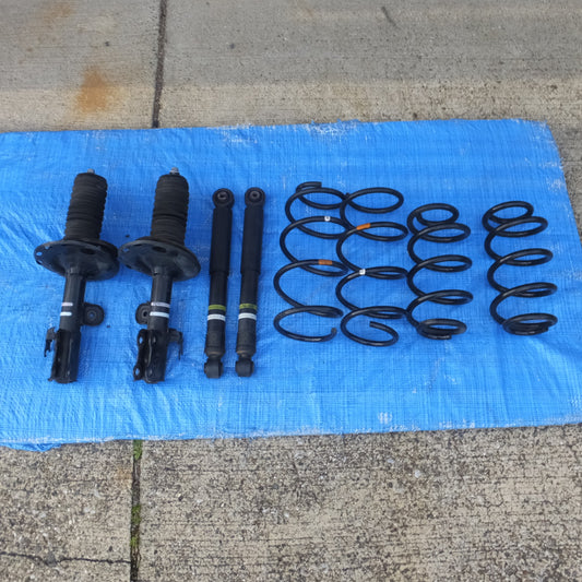 [送料無料] ◆トヨタ 30系 アルファード ヴェルファイア 純正 サスペンション 1台分 J0943-14082 J0943-14081 48530-58210◆