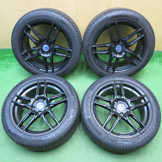 バリ溝！8.5分★BMW MINI 等 KELLENERS sport Mainz 225/45R17 スタッドレス コンチネンタル バイキングコンタクト7 ケレナーズ スポーツ マインツ 17インチ PCD112/5H★6040519HAス