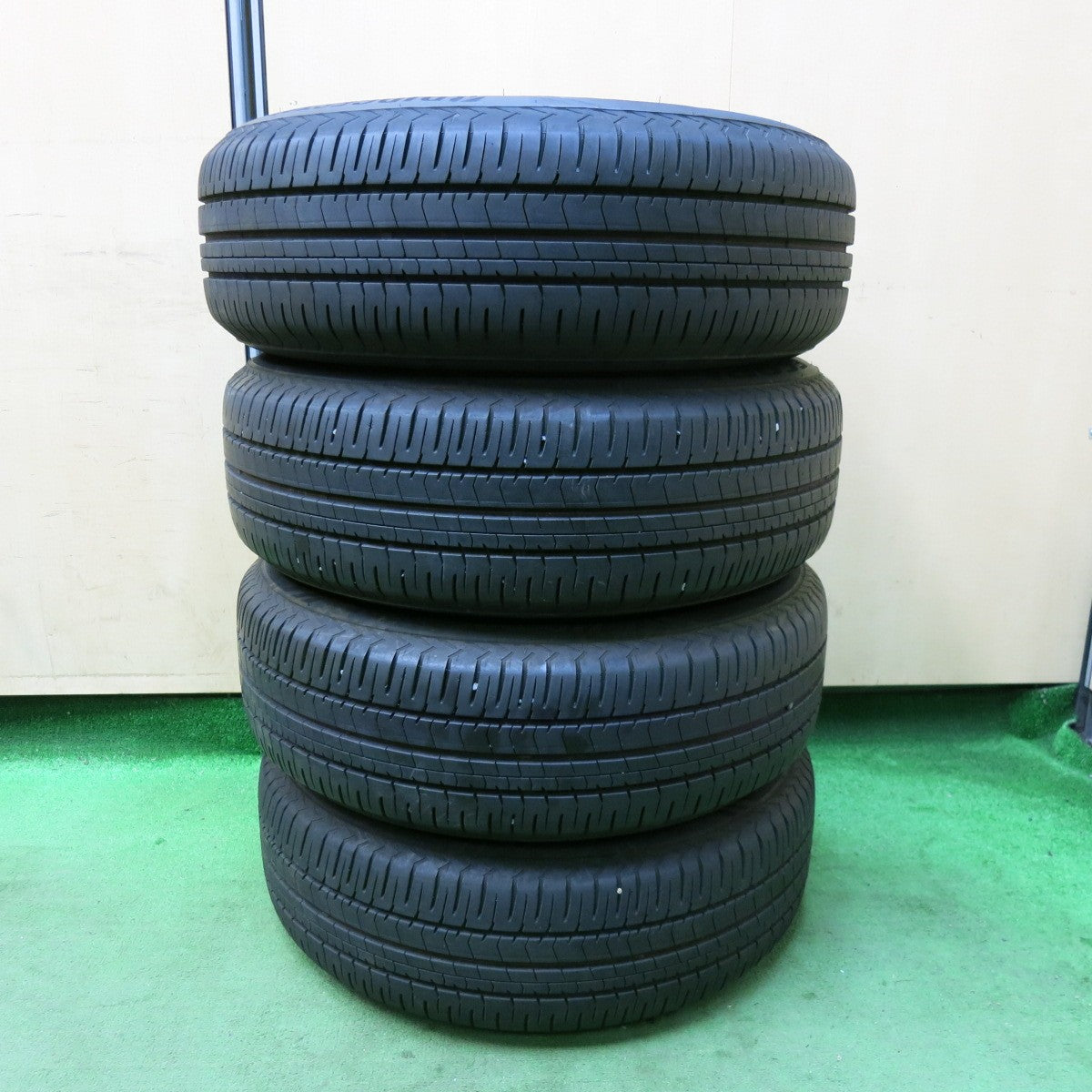 [送料無料] バリ溝！24年！ほぼ10分★トヨタ 50系 プリウス 純正 195/65R15 ブリヂストン エコピア NH200 15インチ PCD100/5H★5022809SYノ
