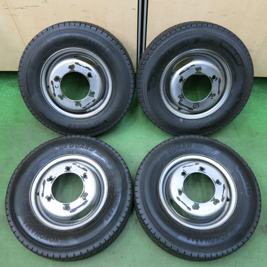 バリ溝！23年！9分★トラック バン 155/80R12 88/87N スタッドレス ヨコハマ アイスガード iG91 TOPY スチール 12インチ PCD170/6H★5071812SYス