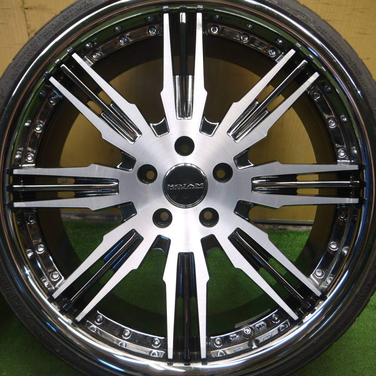 2本価格★ROJAM 225/30R20 デリンテ サンダー D7 ニットー NEO テク GEN ロジャム 20インチ PCD114.3/5H★4040107Hノ