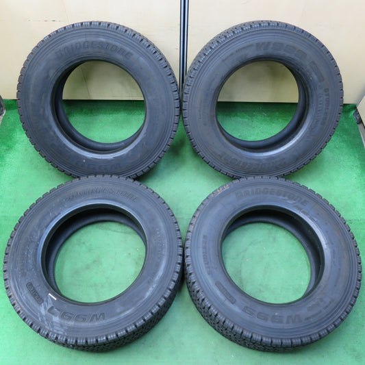 *送料無料*バリ溝！23年！9.5分★トラック タイヤ 245/70R19.5 136/134J スタッドレス ブリヂストン W999 19.5インチ★4080206イスタ