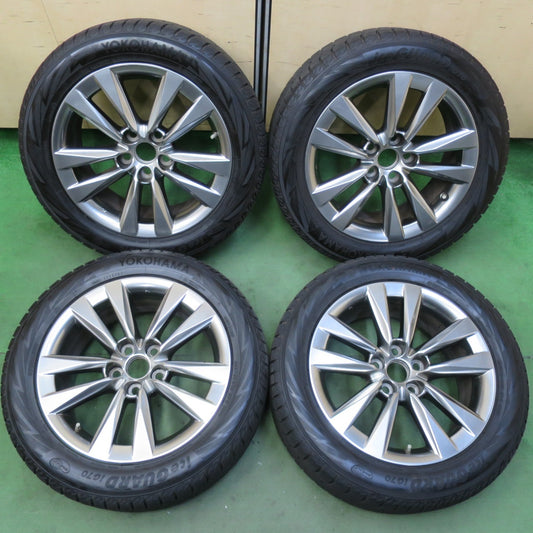 センサー付！バリ溝！21年！キレイ！9.5分★レクサス LS 純正 235/50R18 スタッドレス ヨコハマ アイスガード iG70 18インチ PCD120/5H★5093004イス