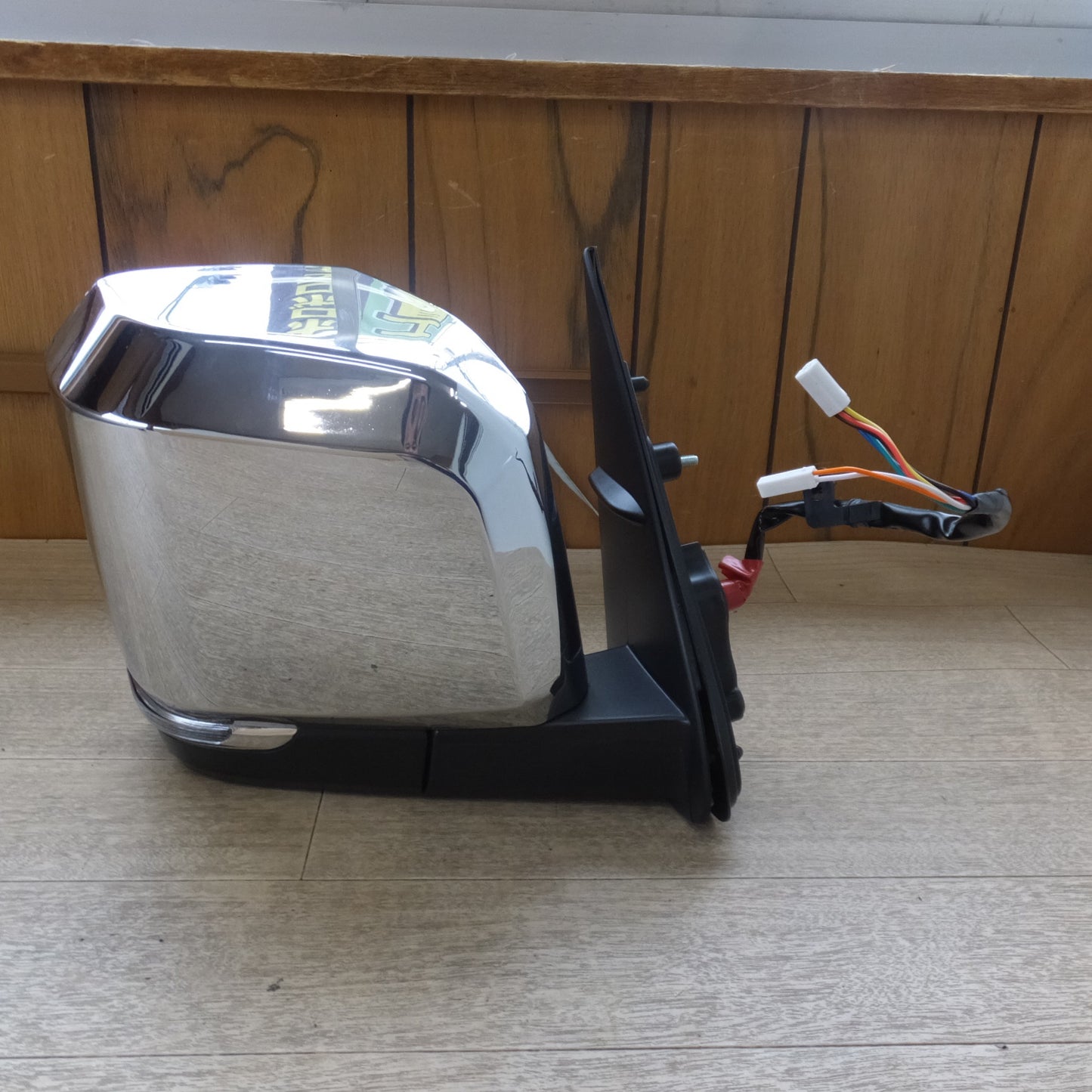 [送料無料] 美品★T's FACTORY ハイエース 200系 6型 LEDドアミラー クロームメッキ HIA05-MX050 左 右 セット★