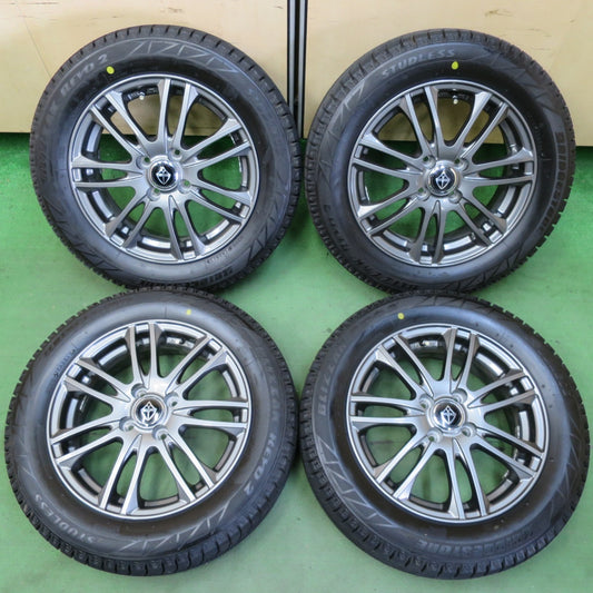 バリ溝！キレイ！ほぼ10分★スタッドレス 175/65R15 ブリヂストン ブリザック REVO2 VELVA ヴェルヴァ 15インチ PCD100/4H★5051905イス