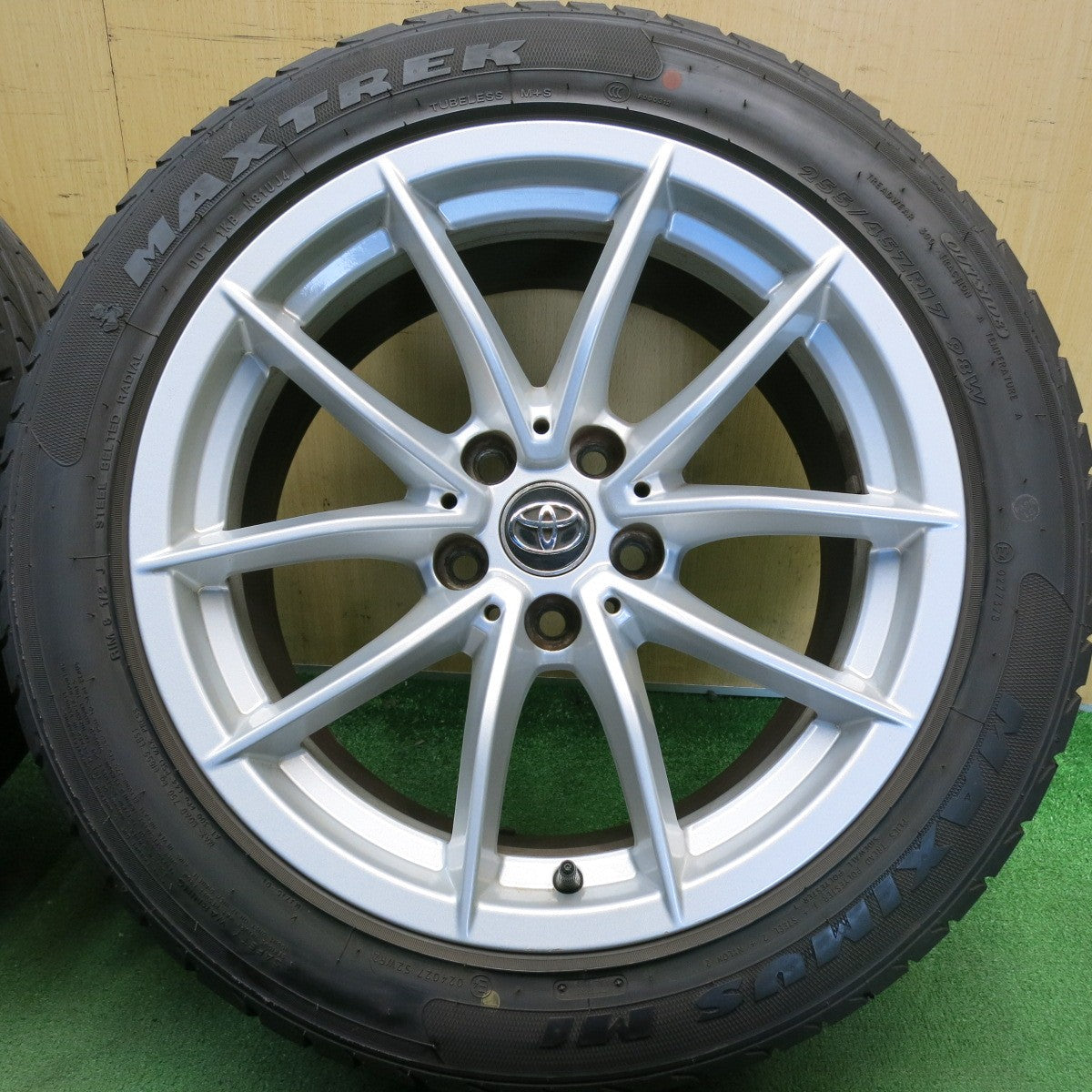 バリ溝！24年！キレイ！8.5分◎トヨタ スープラ A90 SZ GR BMW Z4 等 純正 225/50R17 255/45R17 マックストレック MAXIMUS M2 M1 17インチ PCD112/5H◎6070509HAノ
