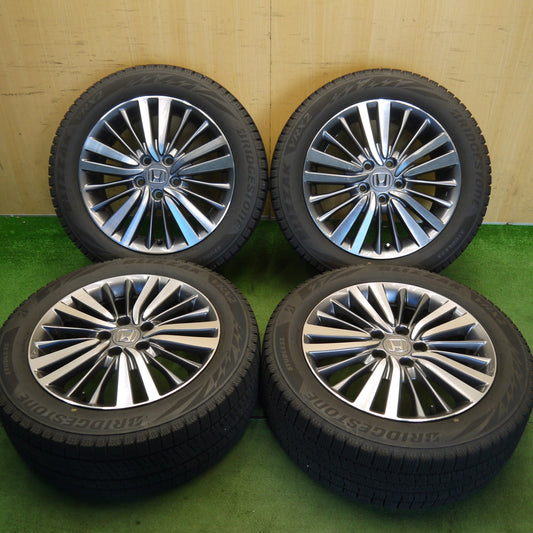 バリ溝！25年！9.5分◎ホンダ RC オデッセイ 純正 215/55R17 スタッドレス ブリヂストン ブリザック VRX2 17インチ PCD114.3/5H◎6070303Hス