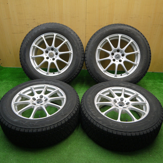 バリ溝！キレイ！9分★スタッドレス 225/65R17 ブリヂストン ブリザック DM-V2 Schneider シュナイダー 17インチ PCD114.3/5H★5103105Hノ