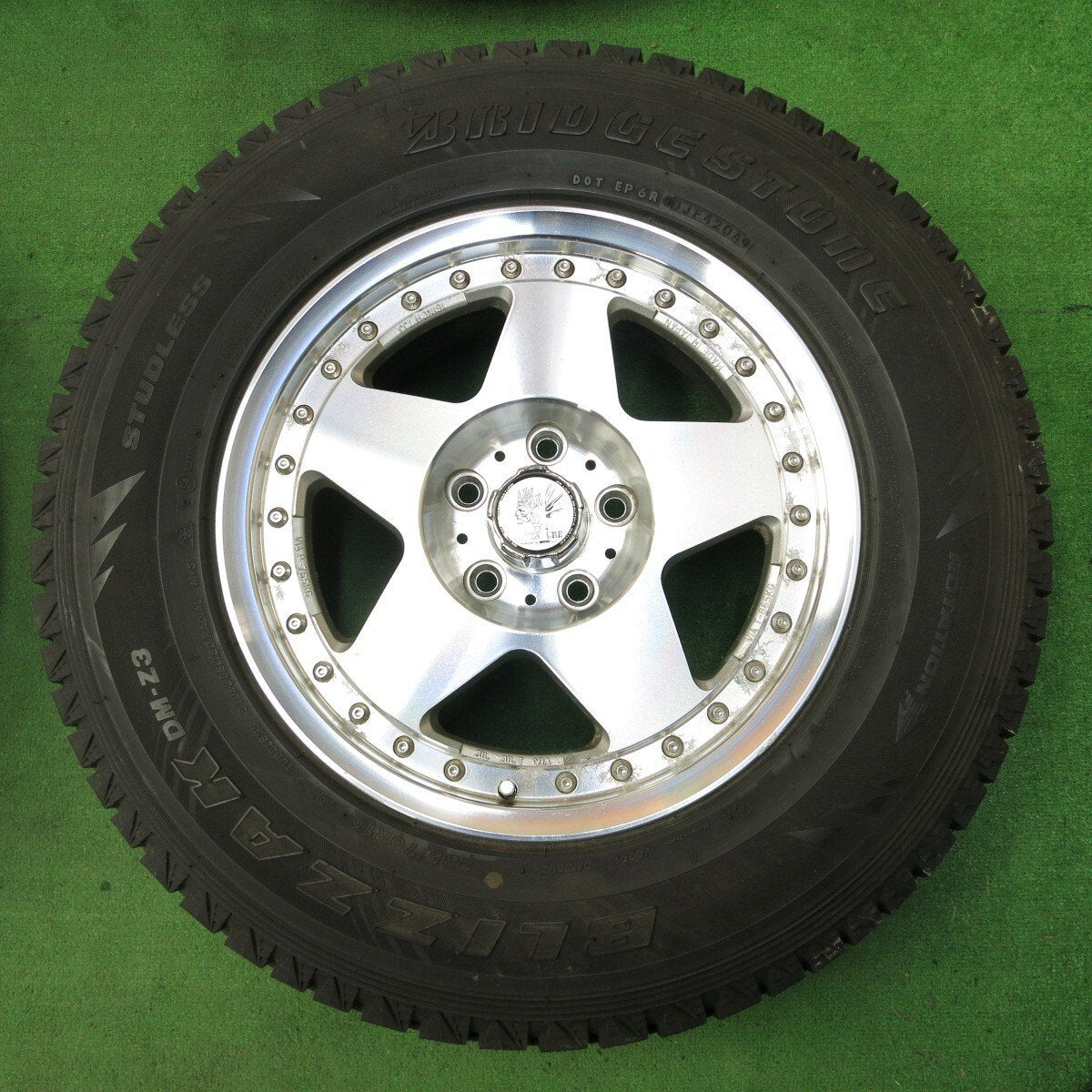 4本★WEDS ADVENTURE 235/70R16 スタッドレス ブリヂストン DM-Z3 ウェッズ アドベンチャー PCD114.3/5H★4061001ナス