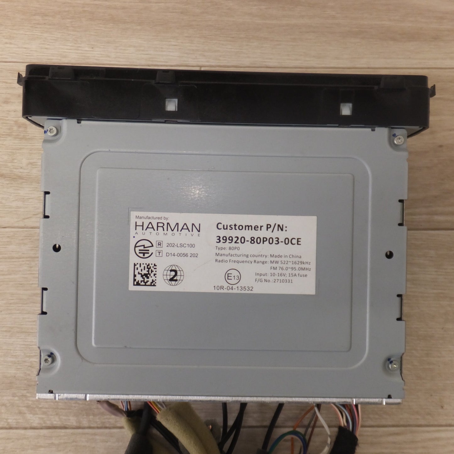 [送料無料] 現状品★HARMAN製 スズキ 純正 メモリーナビゲーション 80P0 39920-80P03-0CE[47]★