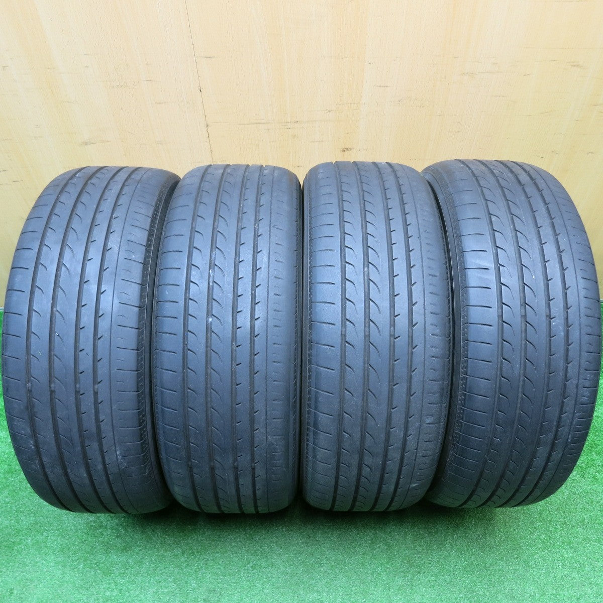 4本価格★トヨタ 50系 エスティマ 純正 225/50R18 ヨコハマ ブルーアース RV-02 18インチ PCD114.3/5H★5102507HAノ