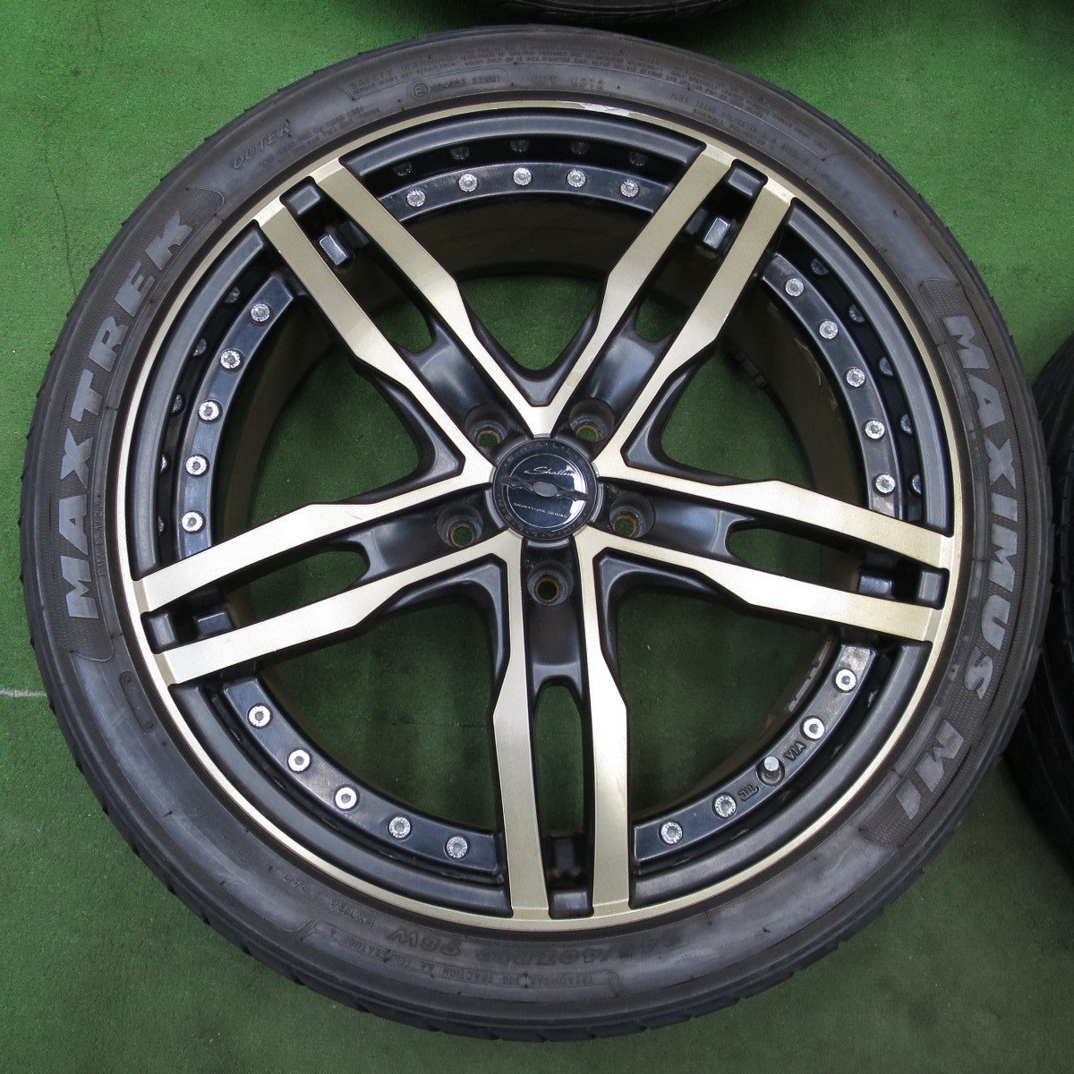 バリ溝！9分★Shallen XF-55 245/40R19 ファルケン ZIEX ZE912 マックストレック MAXIMUS M1 INGENS A1 シャレン 19インチ PCD114.3/5H★6030703ナノ