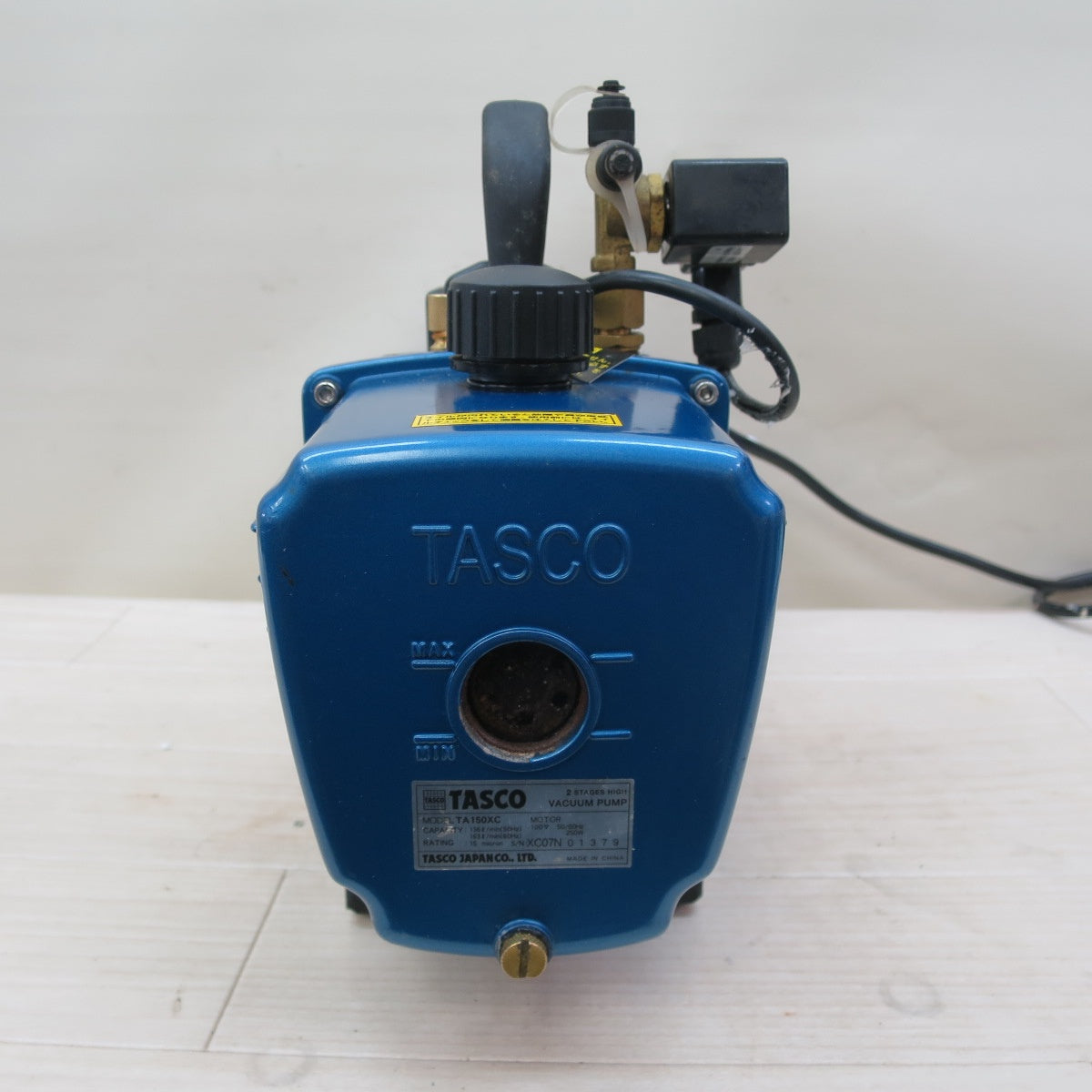 ☆TASCO タスコ 高性能 小型 ツーステージ 真空 ポンプ TA150XC 電動 工具 エアコン 冷蔵庫 冷媒 100V☆