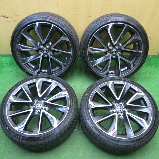新車外し！23年★トヨタ カローラ スポーツ GZ 純正 225/40R18 ダンロップ SPスポーツマックス 050 18インチ PCD100/5H★5051103HAノ