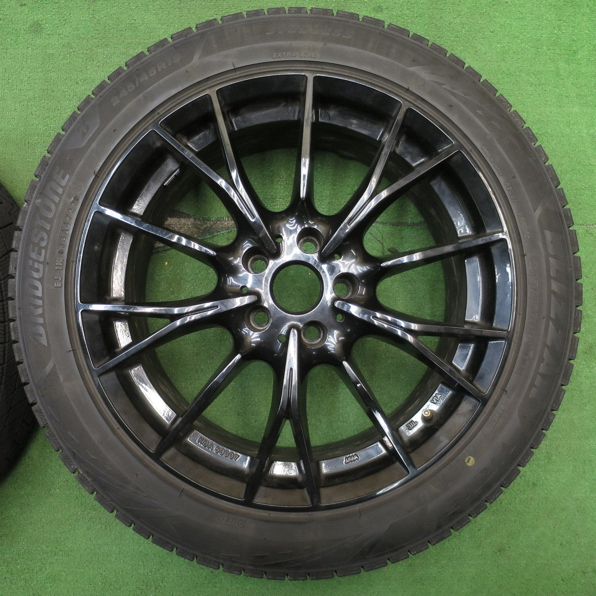 4本価格！22年★BMW 等 MAK FABRIK 245/45R18 スタッドレス ブリヂストン ブリザック VRX3 18インチ ファブリック PCD112/5H★5060306NJス