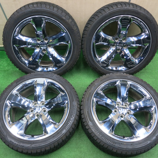 [送料無料] バリ溝！8.5分★ダッジ チャレンジャー 純正 245/45R20 スタッドレス ブリヂストン ブリザック DM-V3 20インチ PCD115/5H★4110908NJス