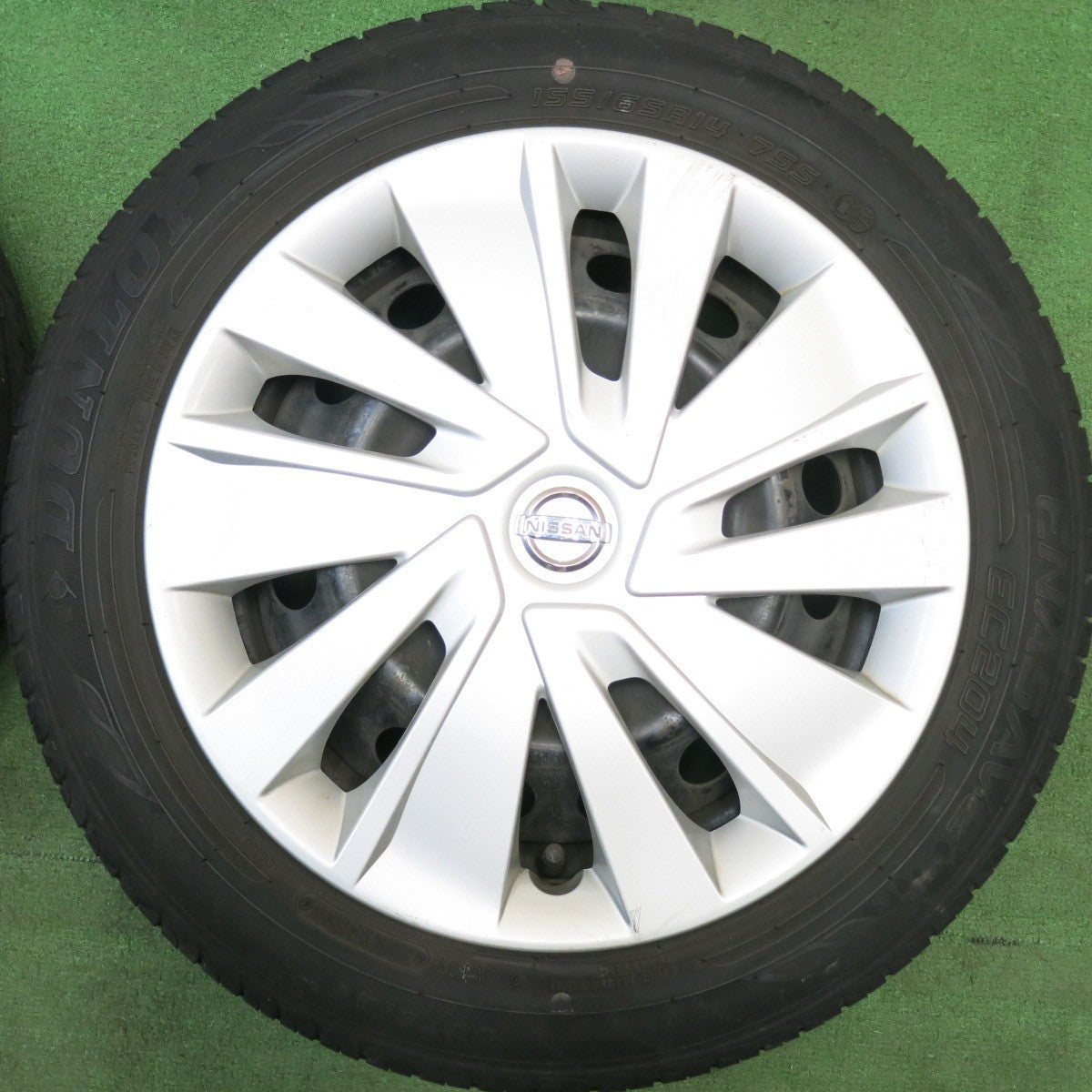 4本価格★日産 デイズ 純正 スチール 155/65R14 ダンロップ エナセーブ EC204 14インチ PCD100/4H★6032905HAノ