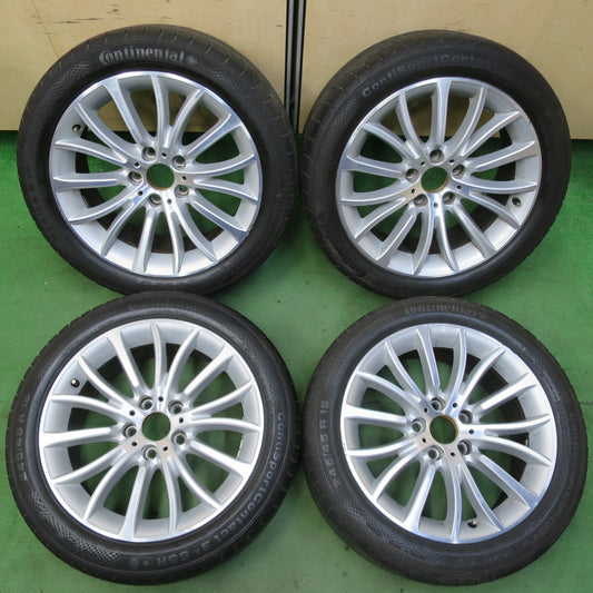 4本価格★BMW 5シリーズ F10 純正 245/45R18 コンチネンタル コンチスポーツコンタクト3E SSR 18インチ PCD120/5H★5070306イノ