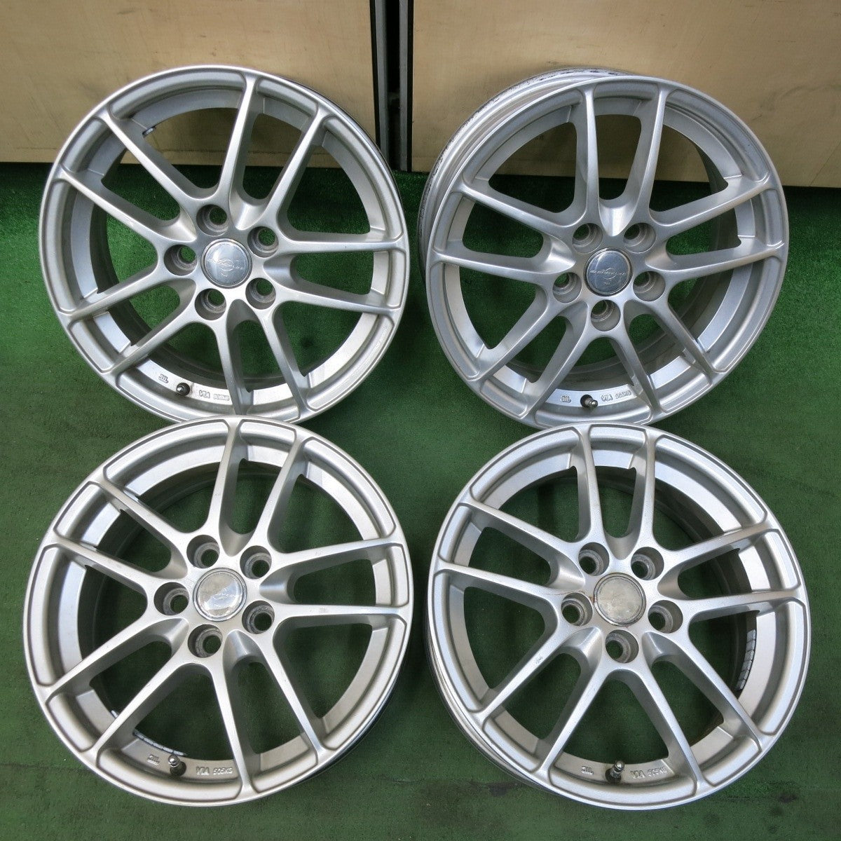 4本価格★プリウス 等 ENERGY LINE TWS ホイール 15インチ エナジーライン 15×6J PCD100/5H★5031407SYホ