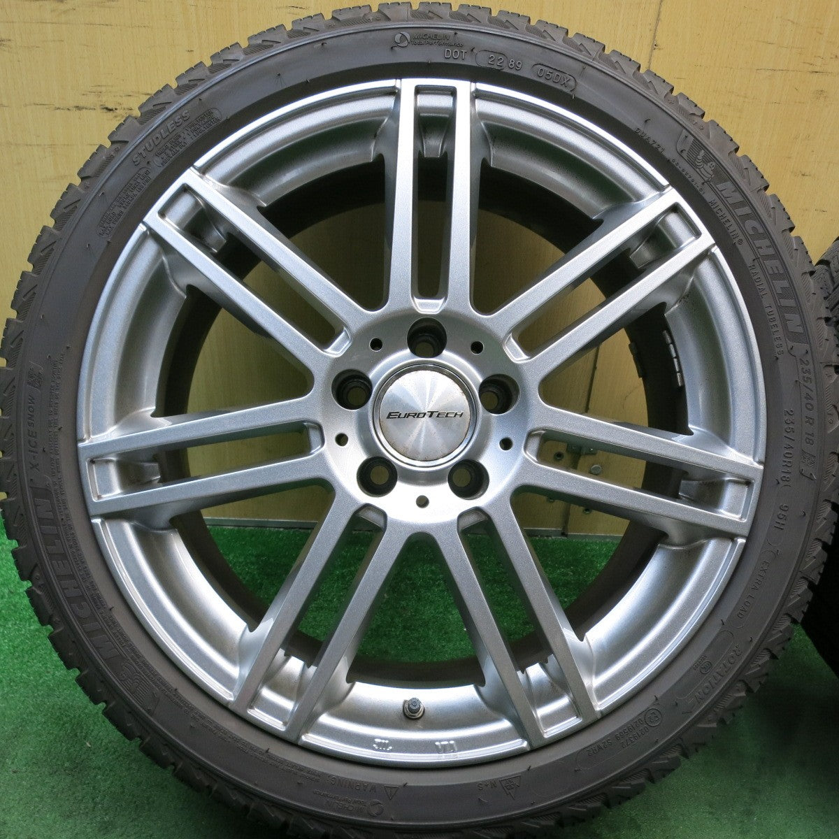 センサー付き★ベンツ 等 EUROTECH TW7 235/40R18 スタッドレス ミシュラン X-ICE SNOW ユーロテック 18インチ PCD112/5H★5081005HAス